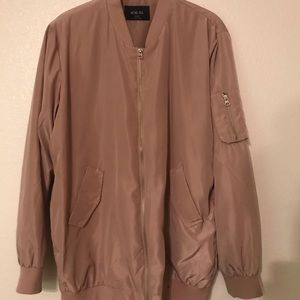 Long ran bomber jacket